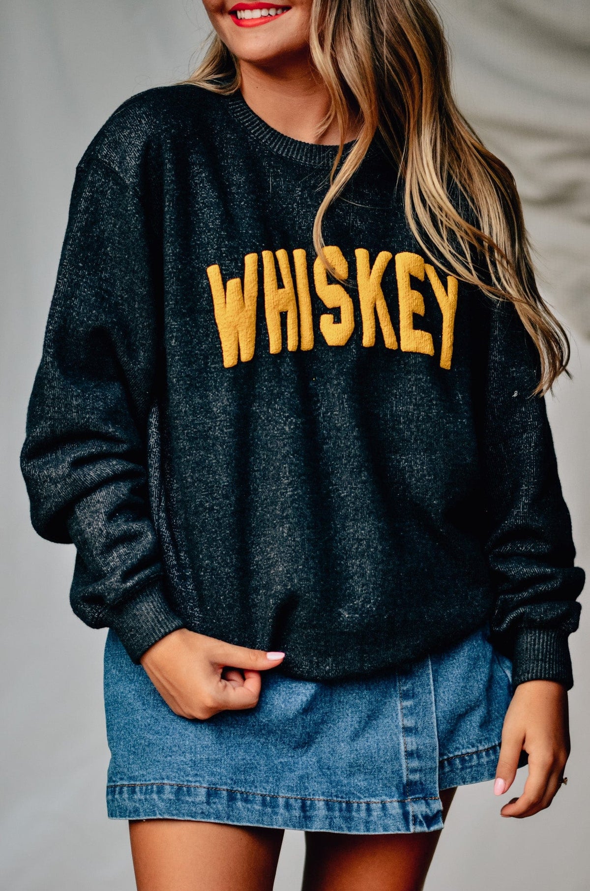 Whiskey Knit Sweatshirt *ONLINE EXCLUSIVE*