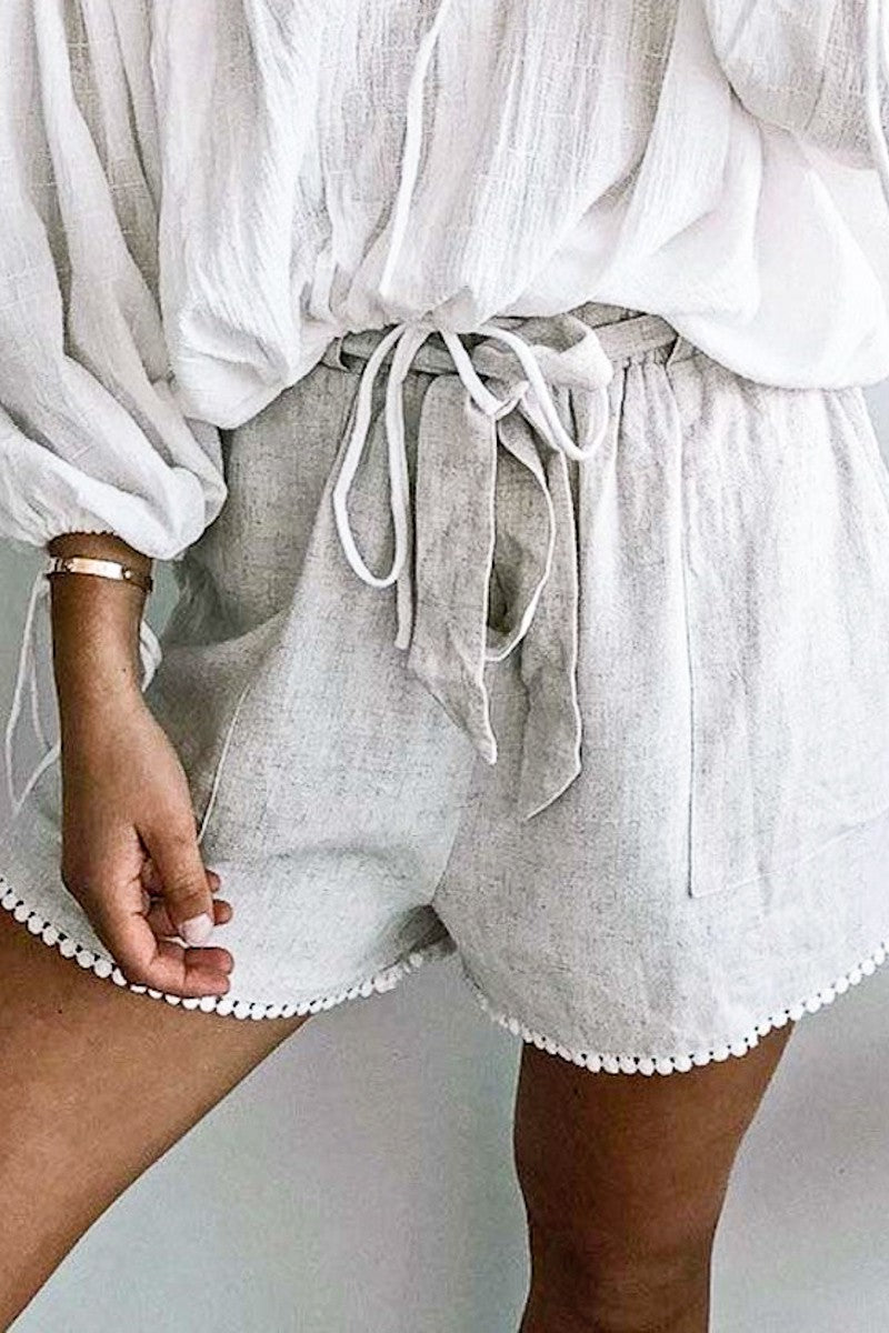 Felt So Free Pompom Shorts