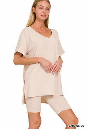 Waiting For You Lounge Set - Sand Beige