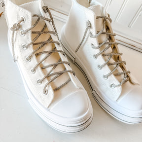 Cora High-Top Sneaker - White