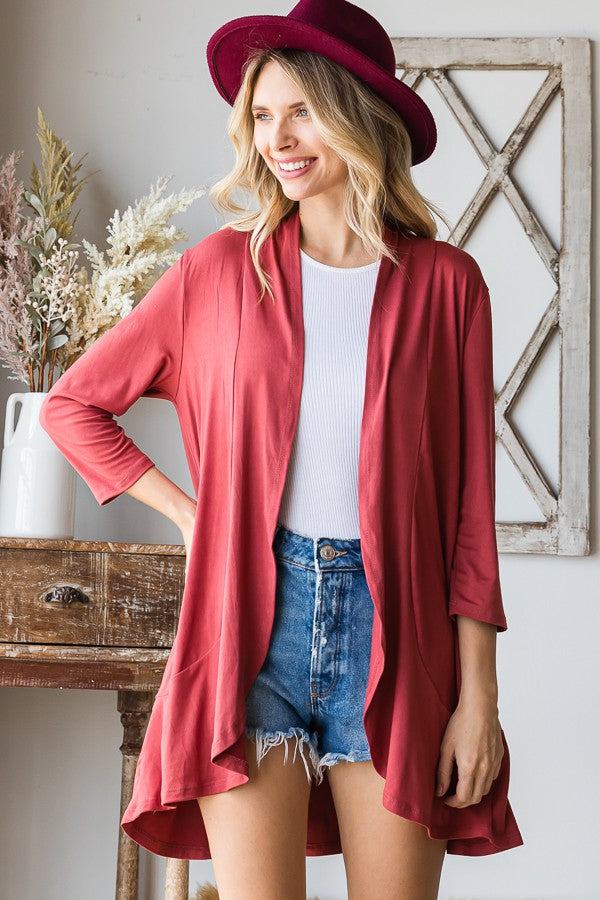 Bad Breakup Cardigan - Mauve