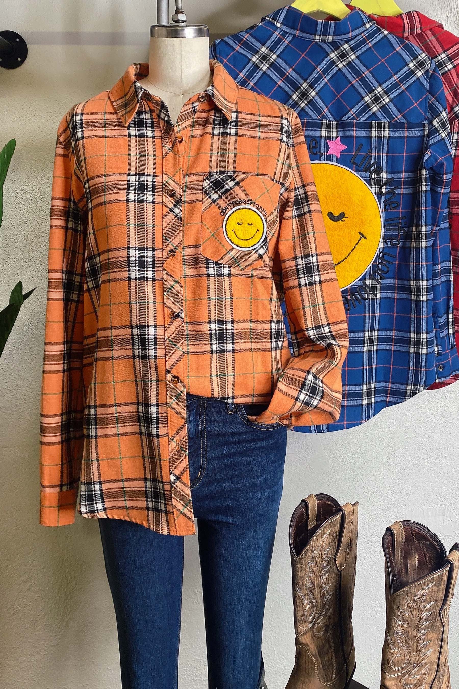 Put a Smile On Button Down