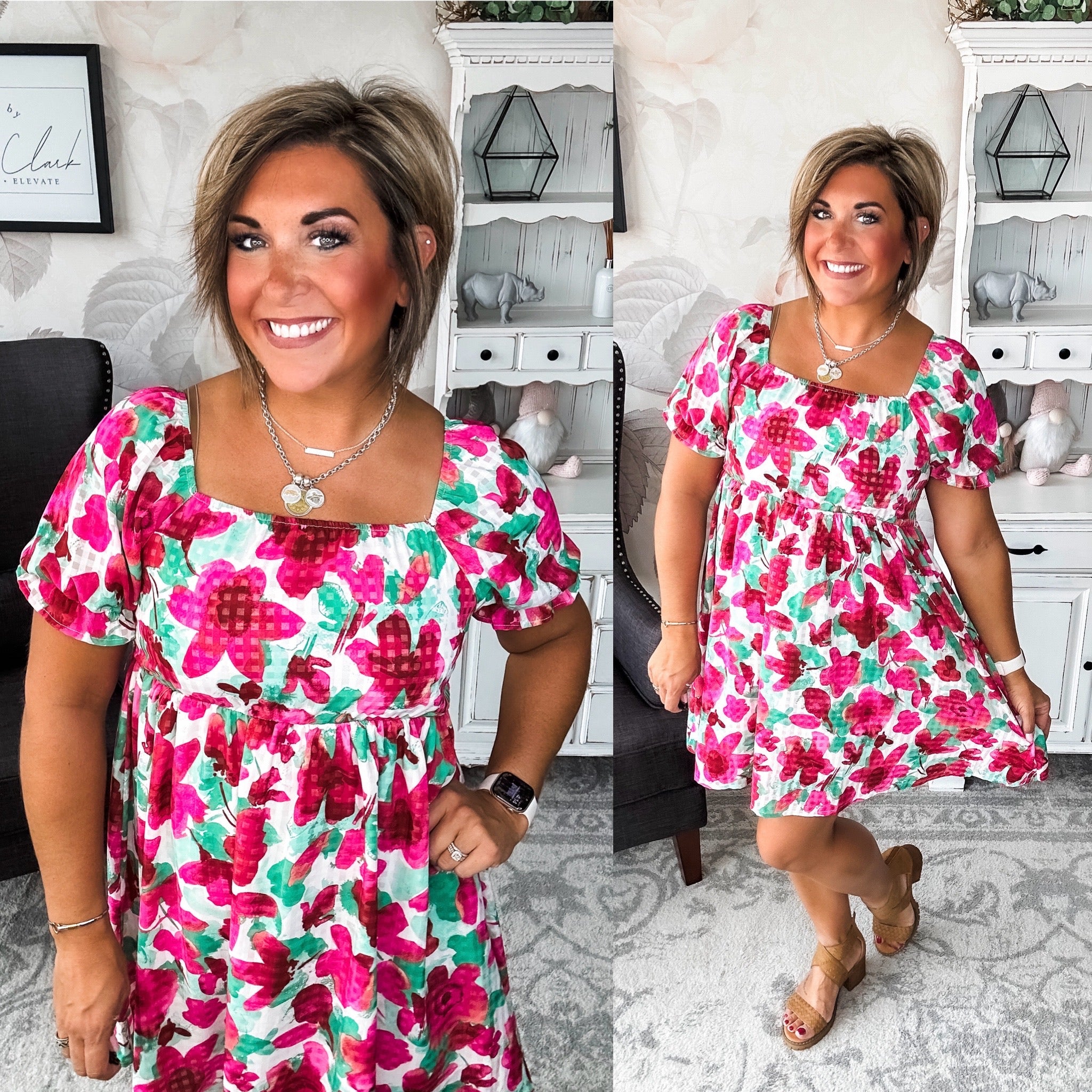 Sunshine on Your Face Floral Dress