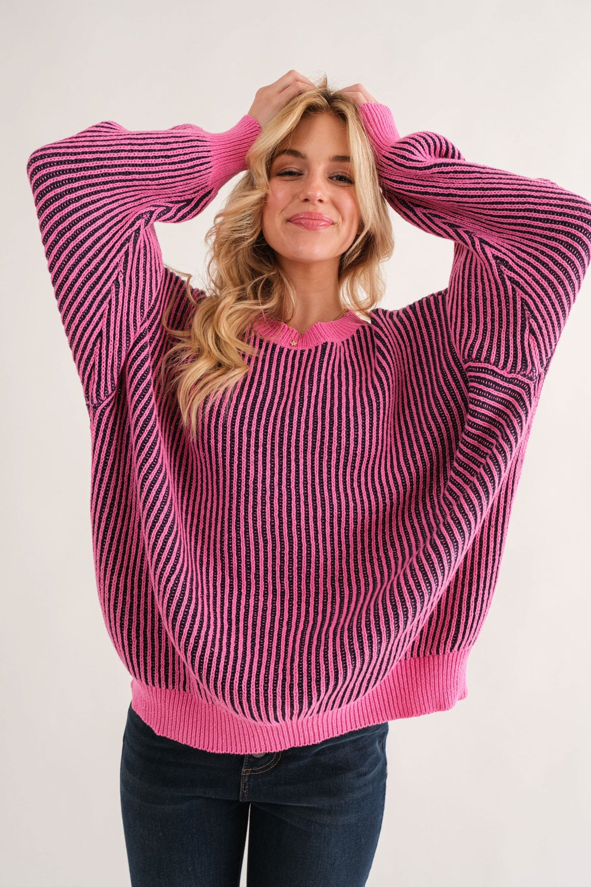 Life is Your Creation Ribbed Sweater