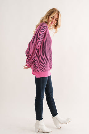 Life is Your Creation Ribbed Sweater