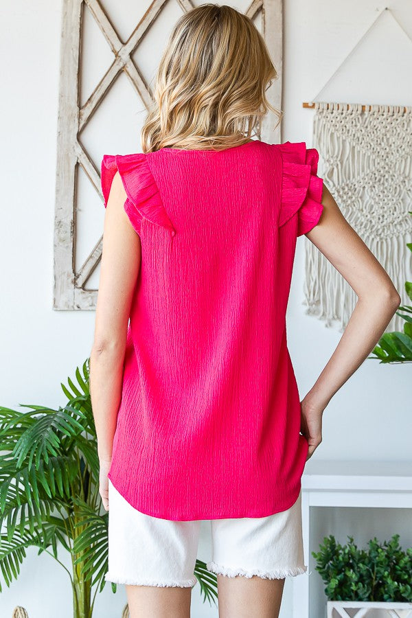 Shine Your Light Crepe Blouse