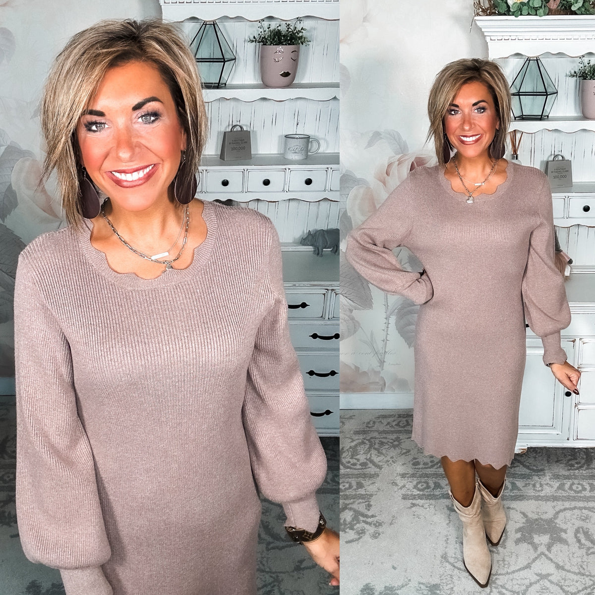 Positive Vibes Sweater Dress