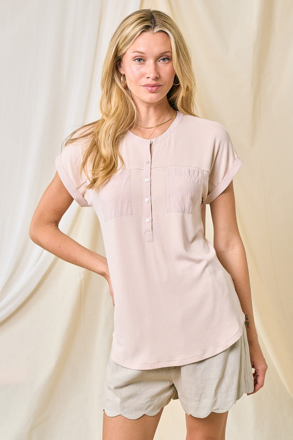 Do What it Takes Tee - Nude
