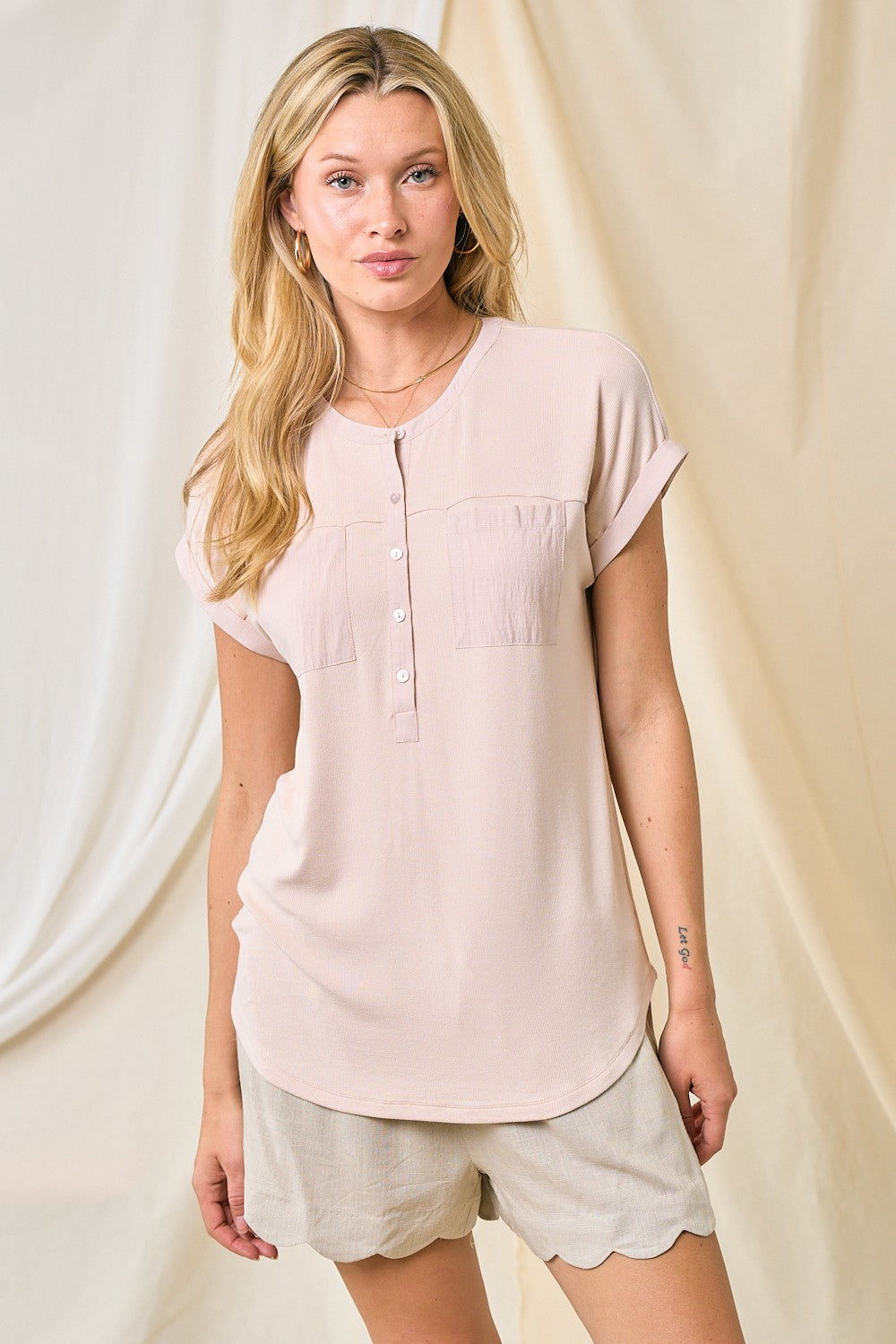 Do What it Takes Tee - Nude