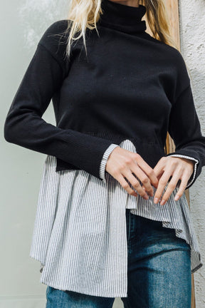Slow It On Down Layered Knit Top