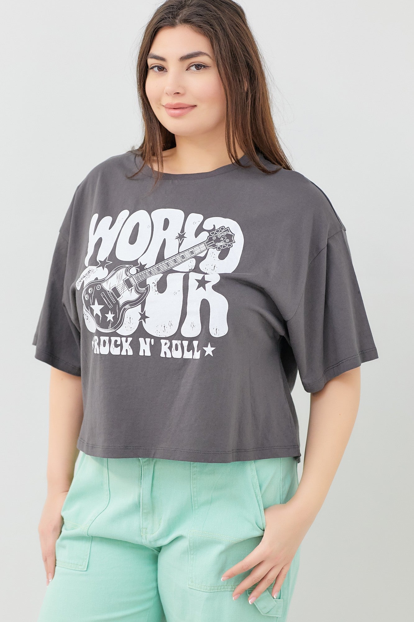 World Tour Cropped Tee