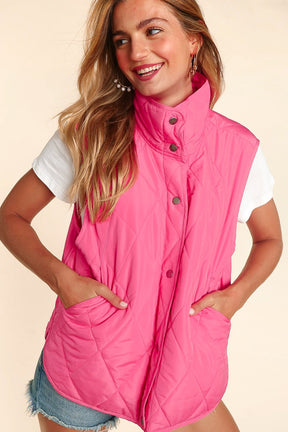 Lucky In Love Quilted Vest