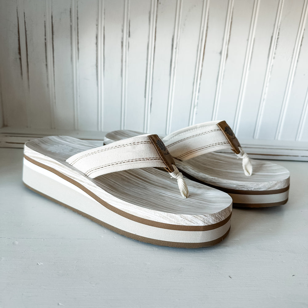 Mi.iM: Edwina Platform Sandal - Natural Raffia