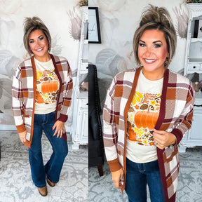 Fall Floral Pumpkin Graphic Tee