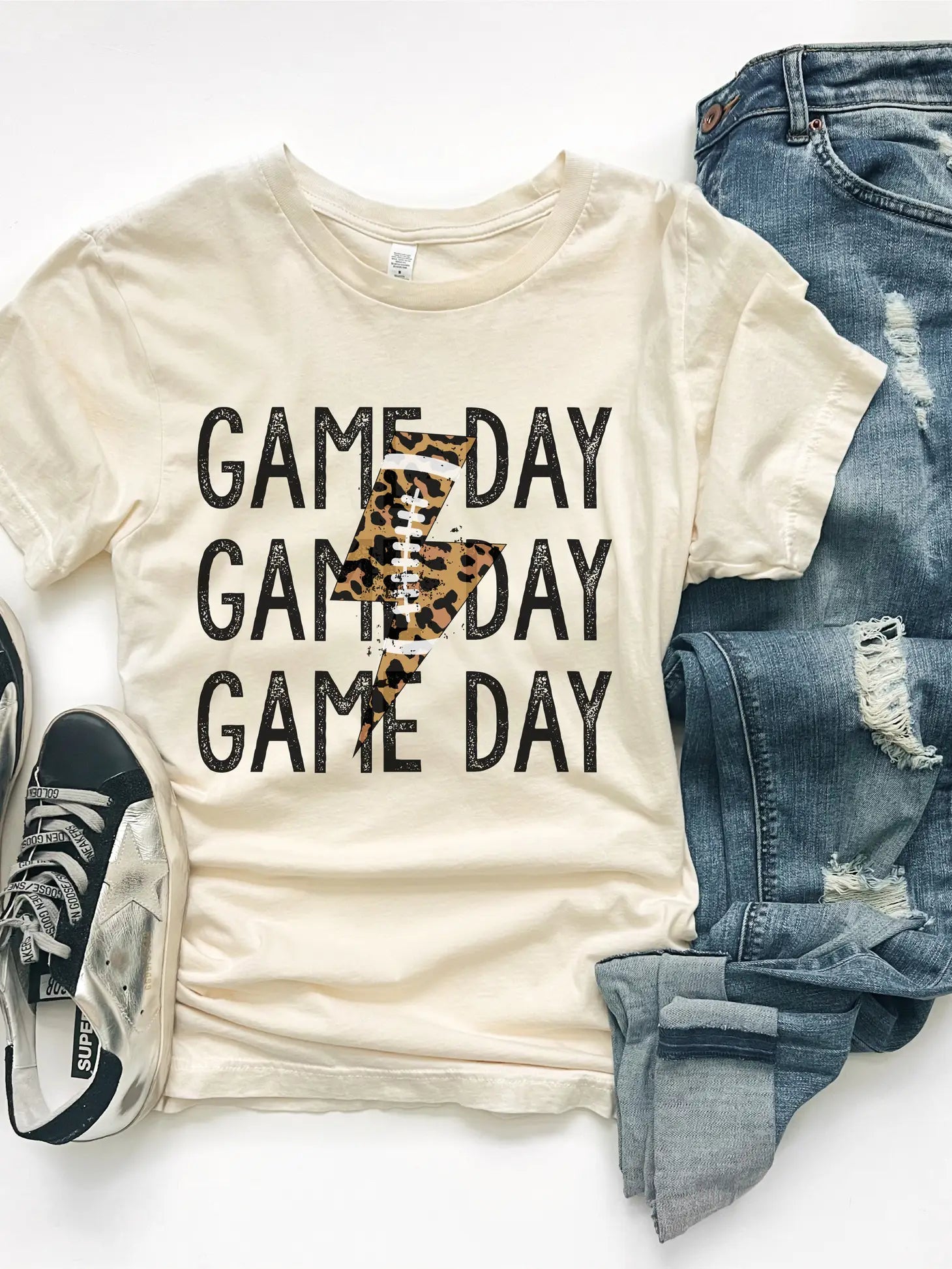 Game Day Lightning Bolt Graphic Tee