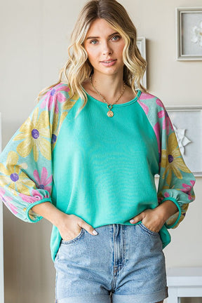 No Plans Needed Top - Turquoise