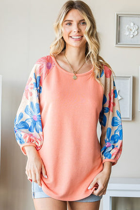 No Plans Needed Top - Coral