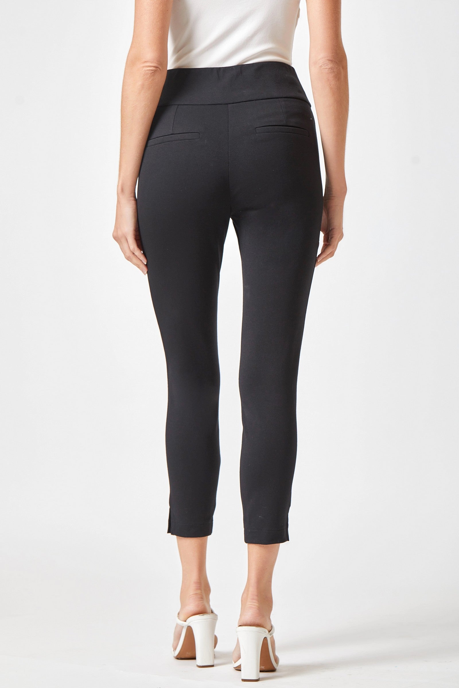 Magic High Waisted Skinny Crop Pant - Black