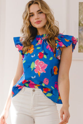 So Much Left Undone Floral Blouse