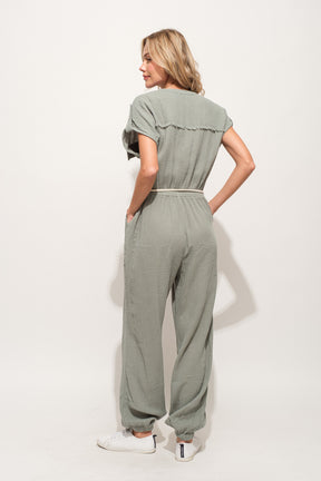 One More Time Utility Jumpsuit