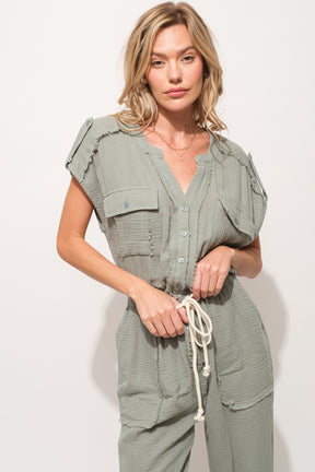 One More Time Utility Jumpsuit