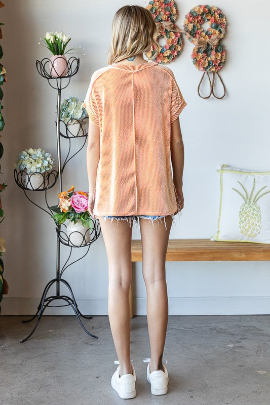 So Worth It Short Sleeve Tee - Sunkist