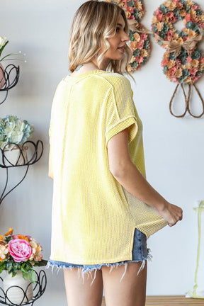 So Worth It Short Sleeve Tee - Citron