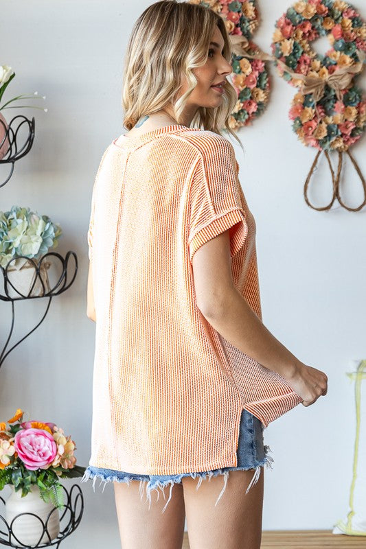 So Worth It Short Sleeve Tee - Sunkist