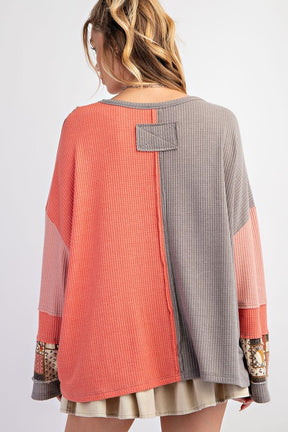 Most Epic Tunic Top - Coral Combo