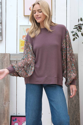 Tell Me You Love Me Blouse - Mocha