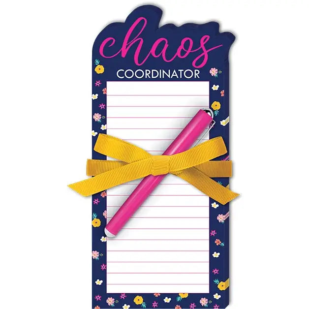 Die-Cut Notepad with Pen