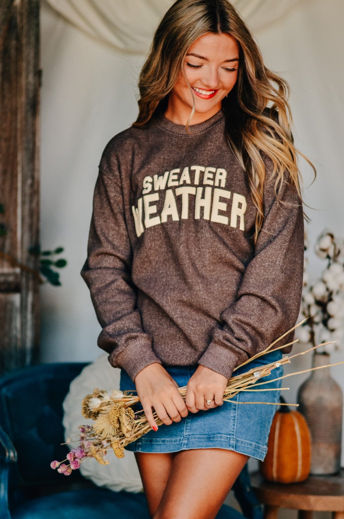 Sweater Weather Knit Sweatshirt *ONLINE EXCLUSIVE*