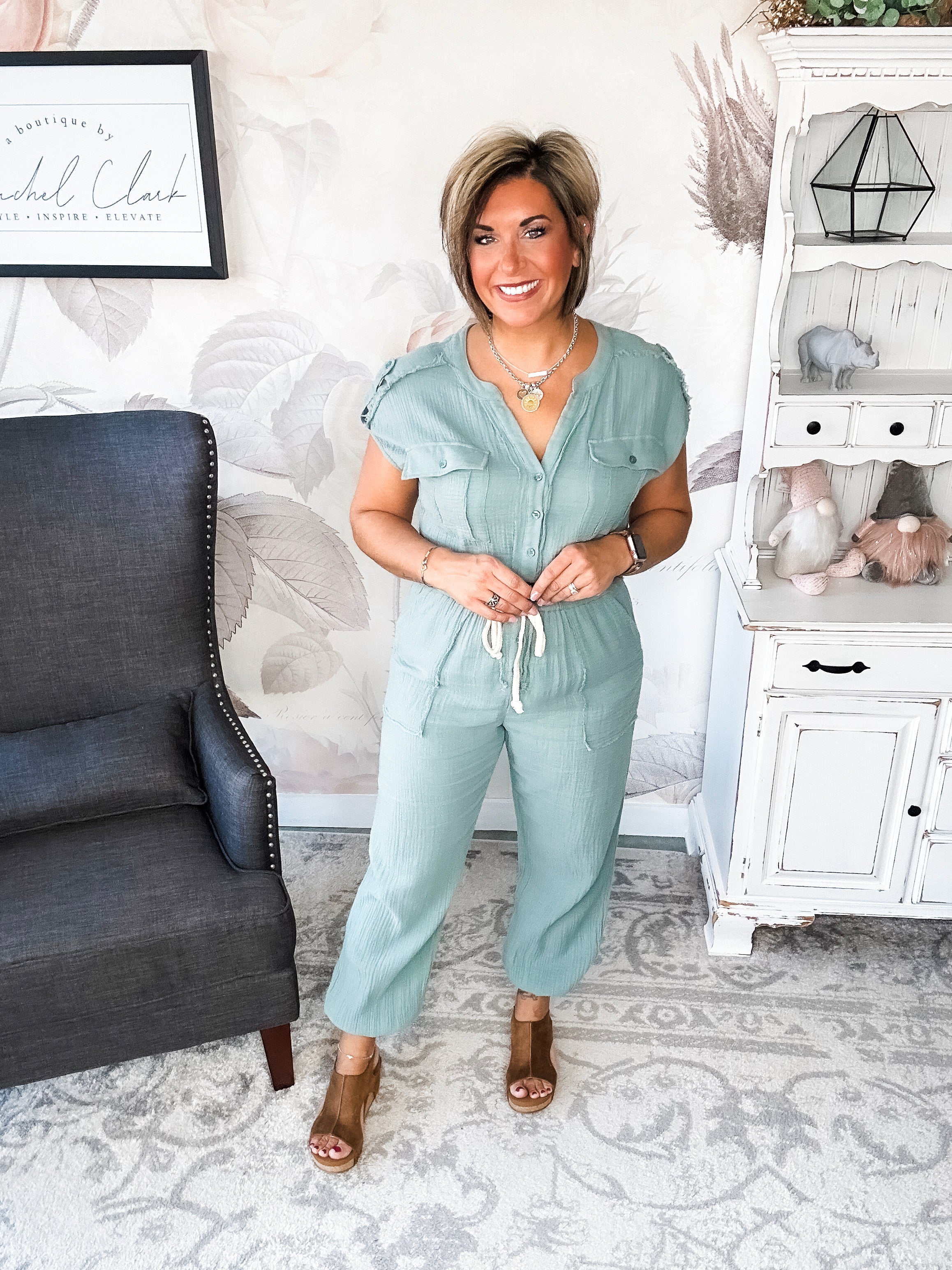 One More Time Utility Jumpsuit