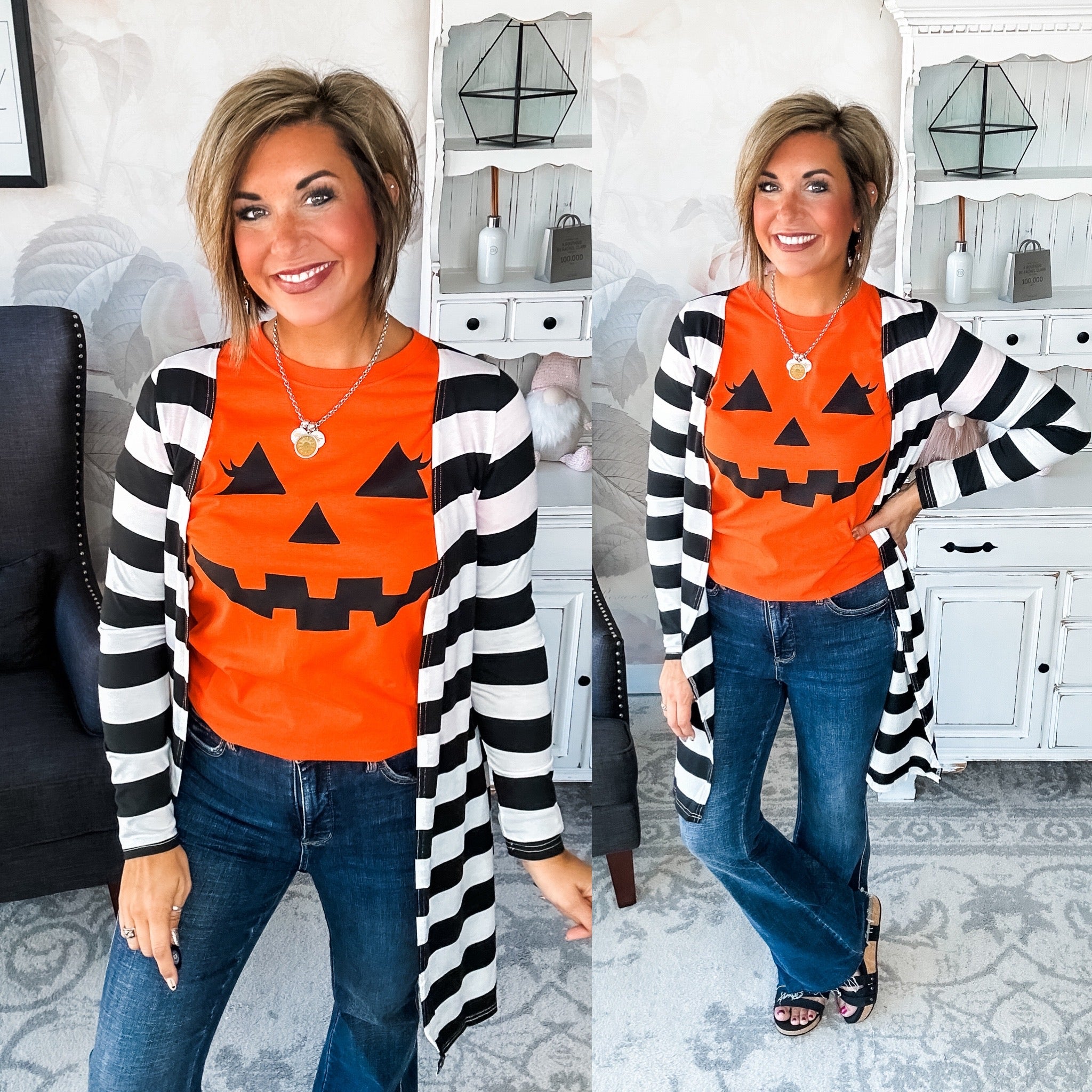 Pumpkin Face Graphic Tee