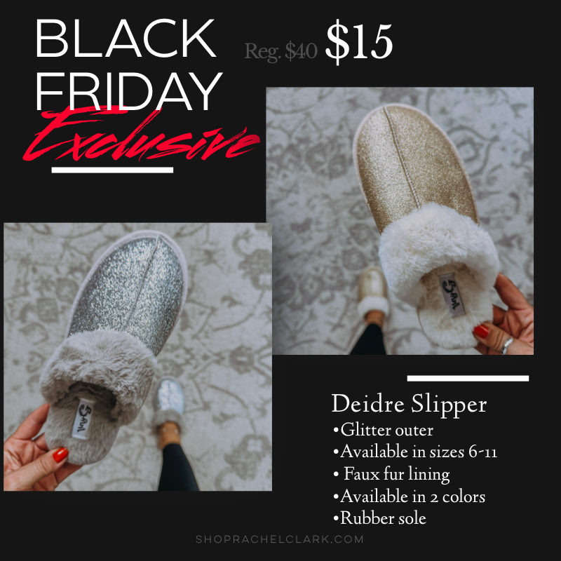 BLACK FRIDAY EXCLUSIVE PRICE! - Deidre - Champagne Slipper