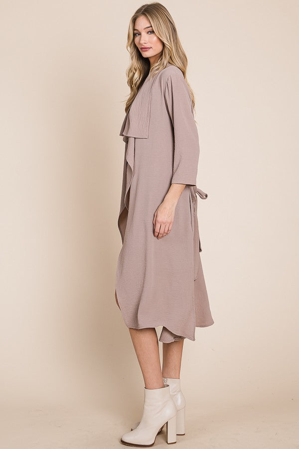 Feelings of Hope Draped Front Duster