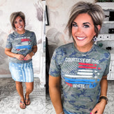 Courtesy Of the Red, White & Blue Graphic Tee