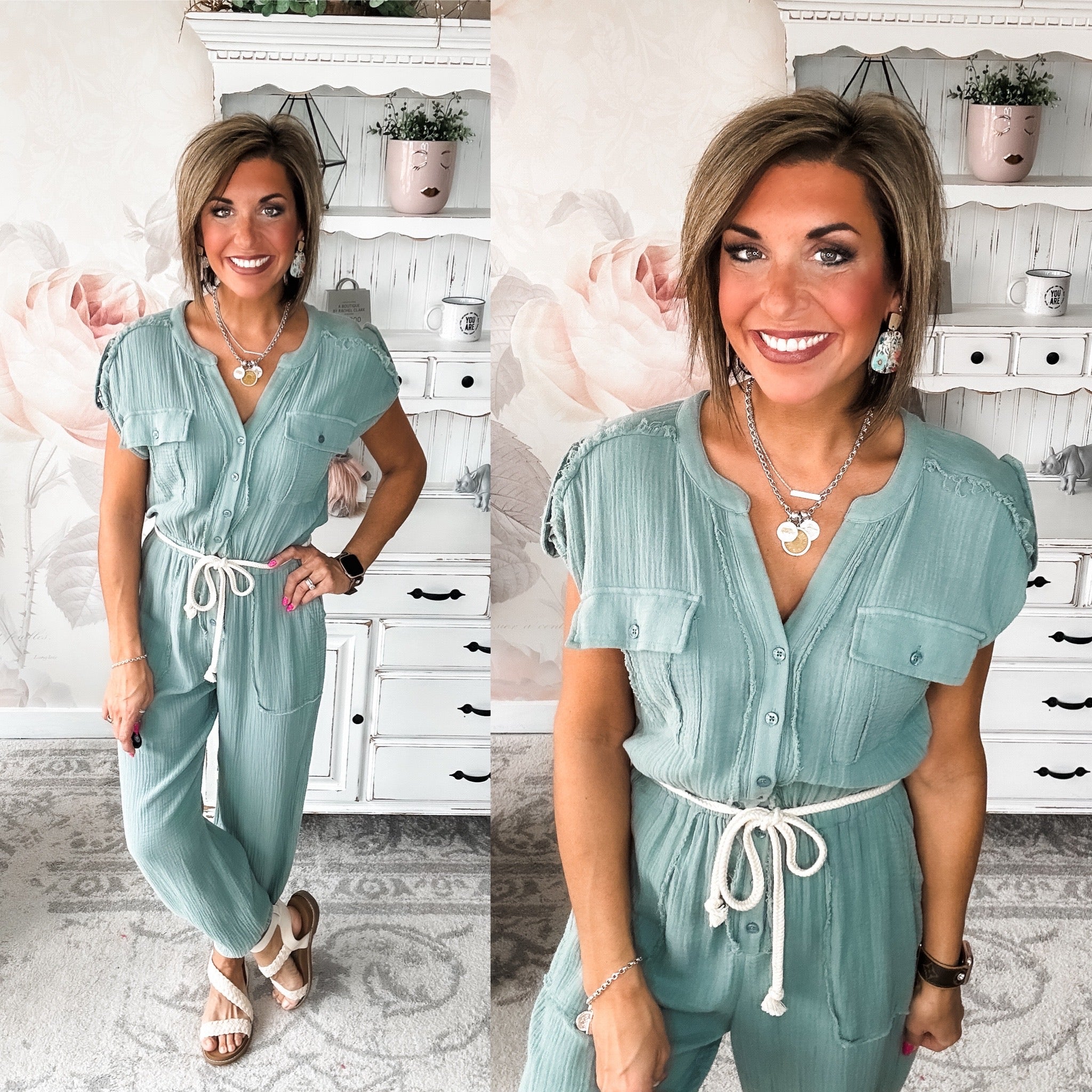 One More Time Utility Jumpsuit