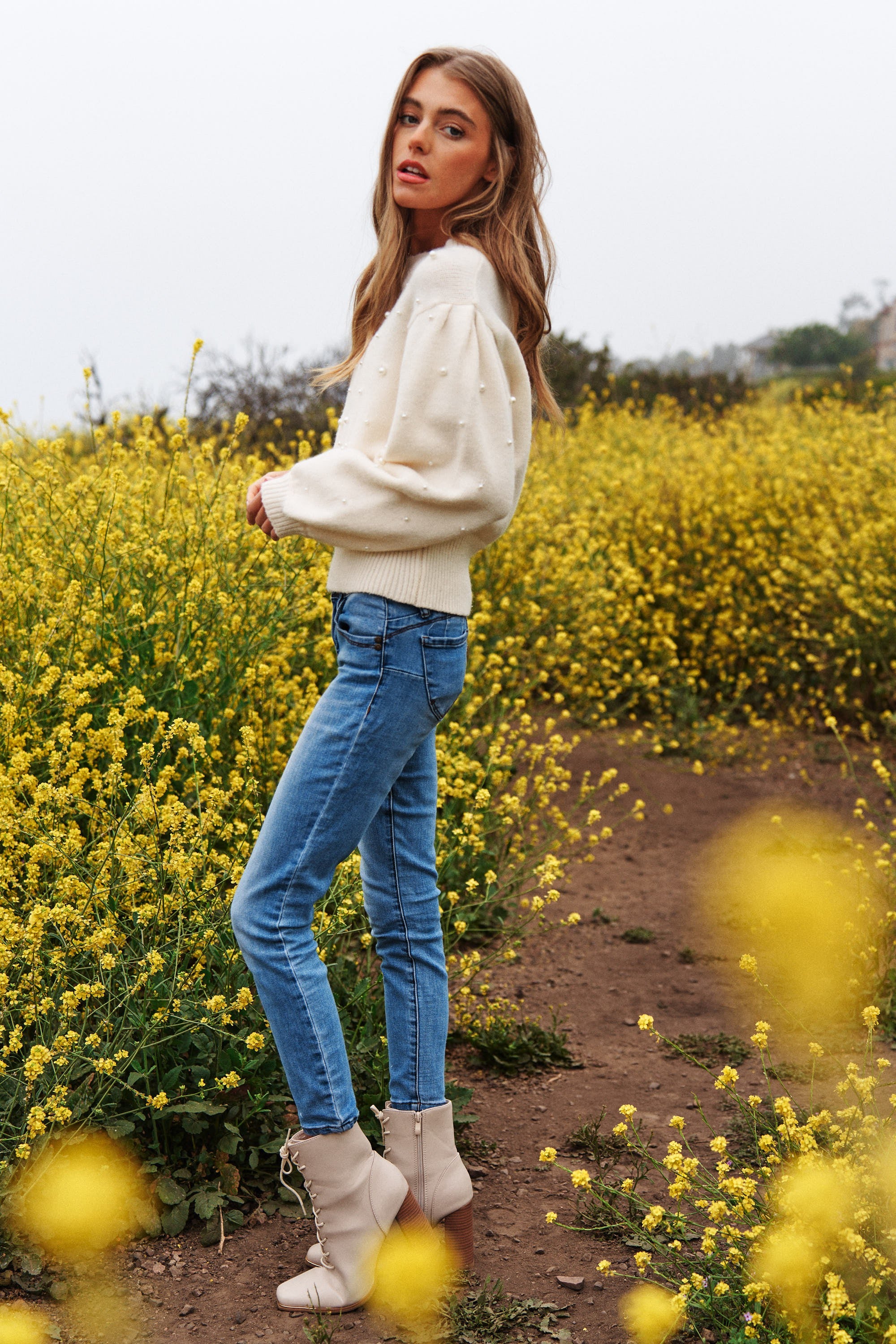 Sweetest Together Pearl Sweater