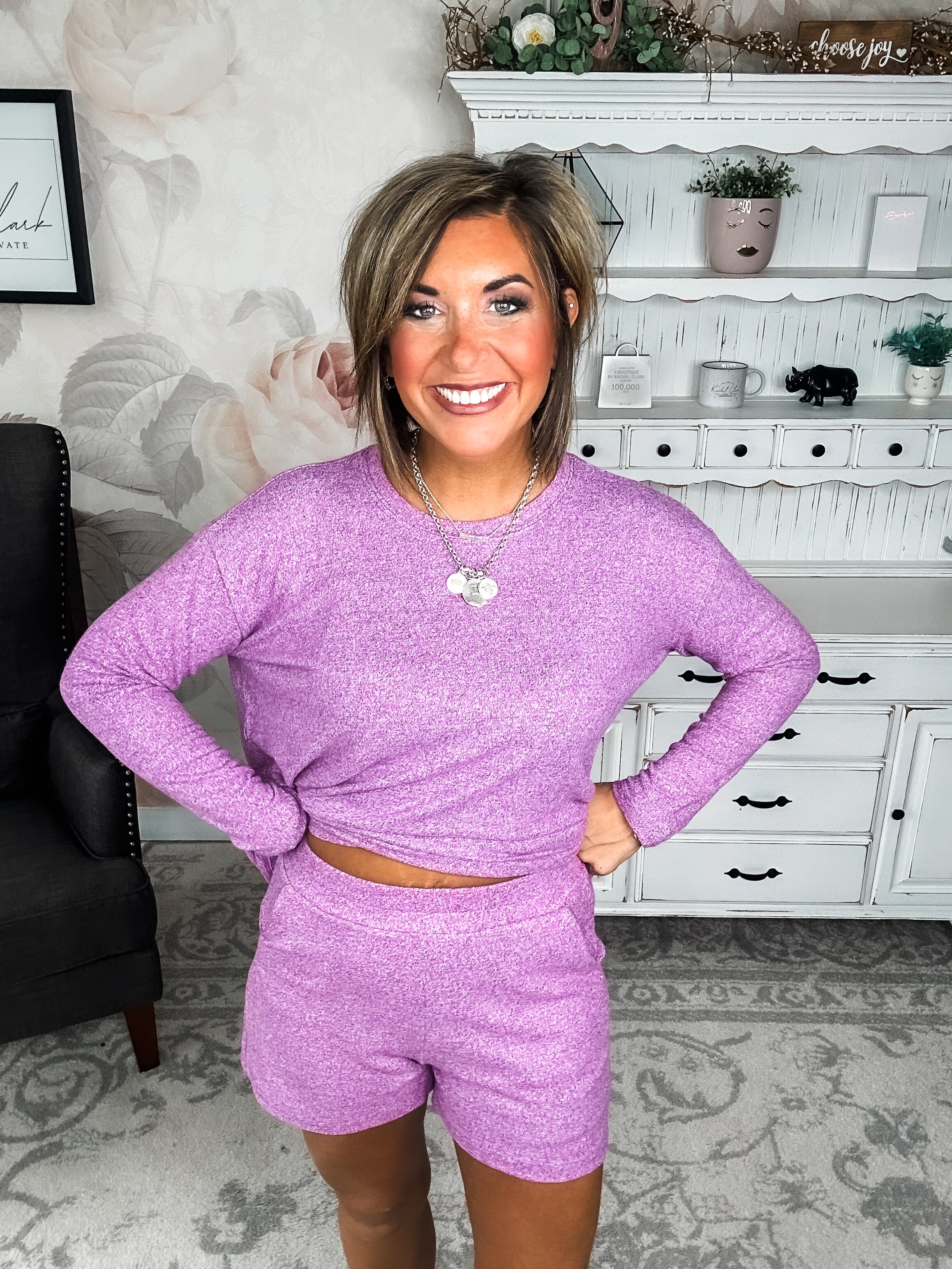 BLACK FRIDAY EXCLUSIVE - Twilight Traveler Lounge Set - Light Plum