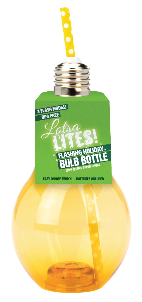 Flashing Holiday Beverage Bulb Cup