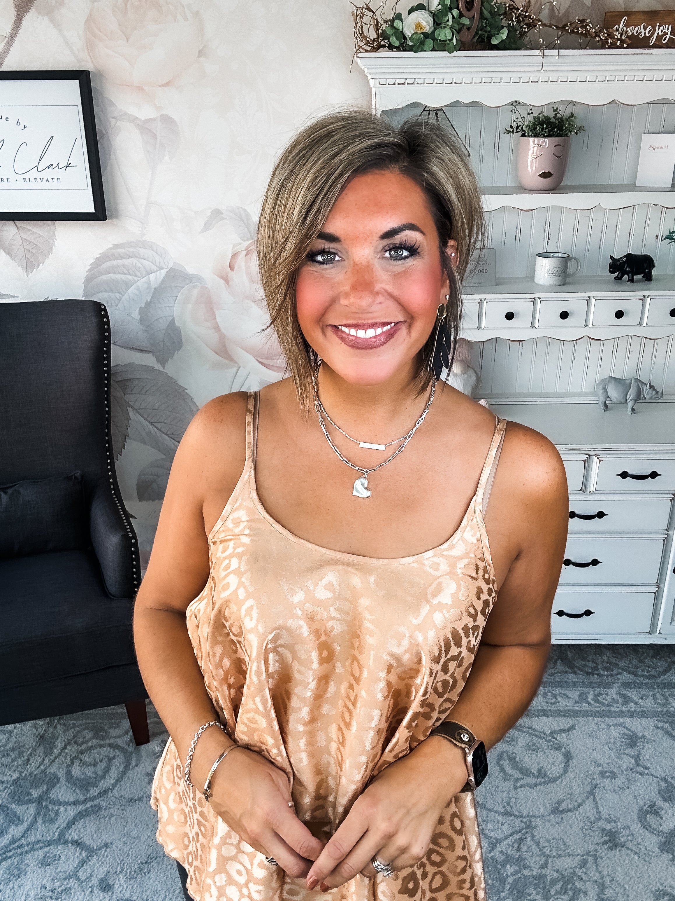 Remember Your Heart Tank - Rose Gold