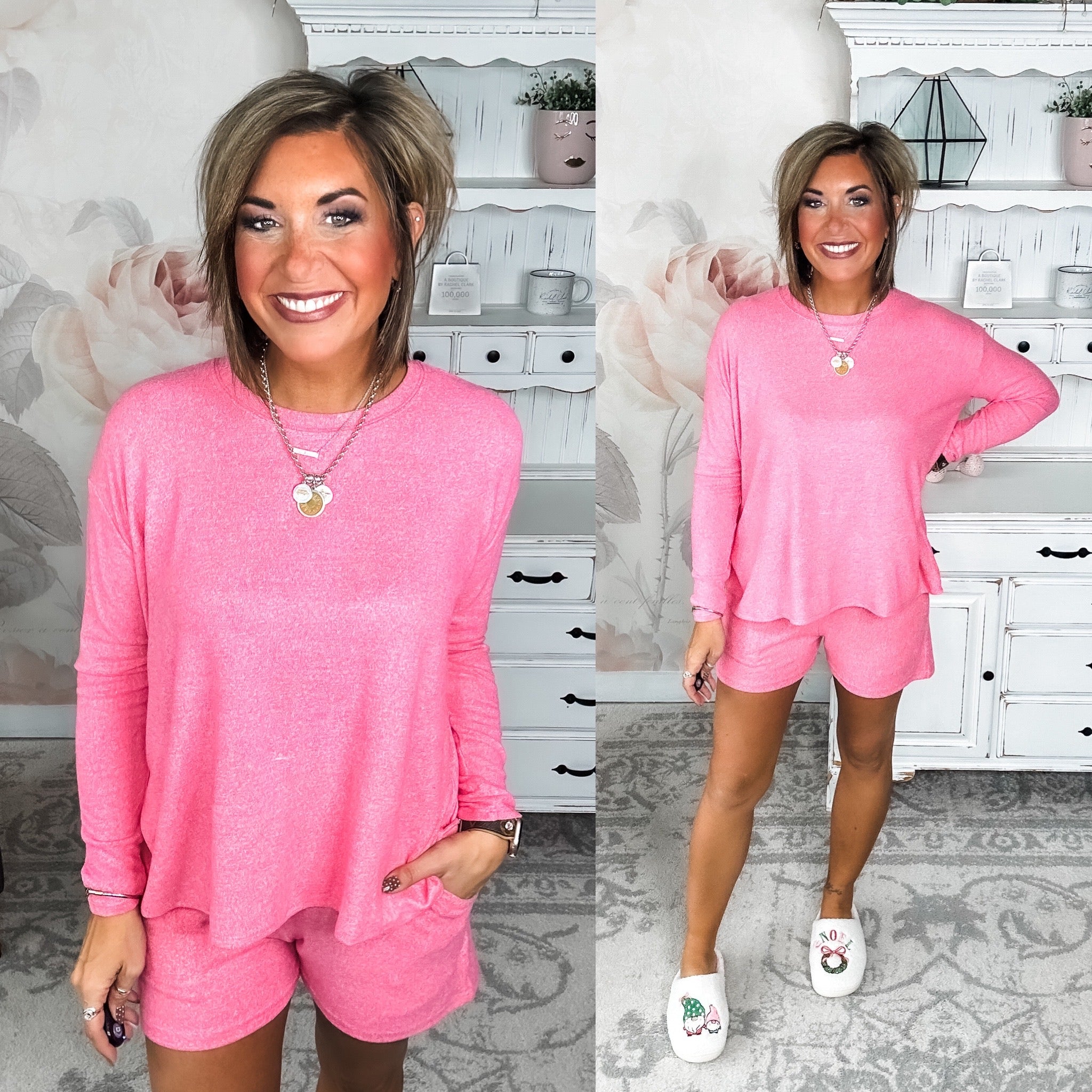 Twilight Traveler Lounge Set - Fuchsia