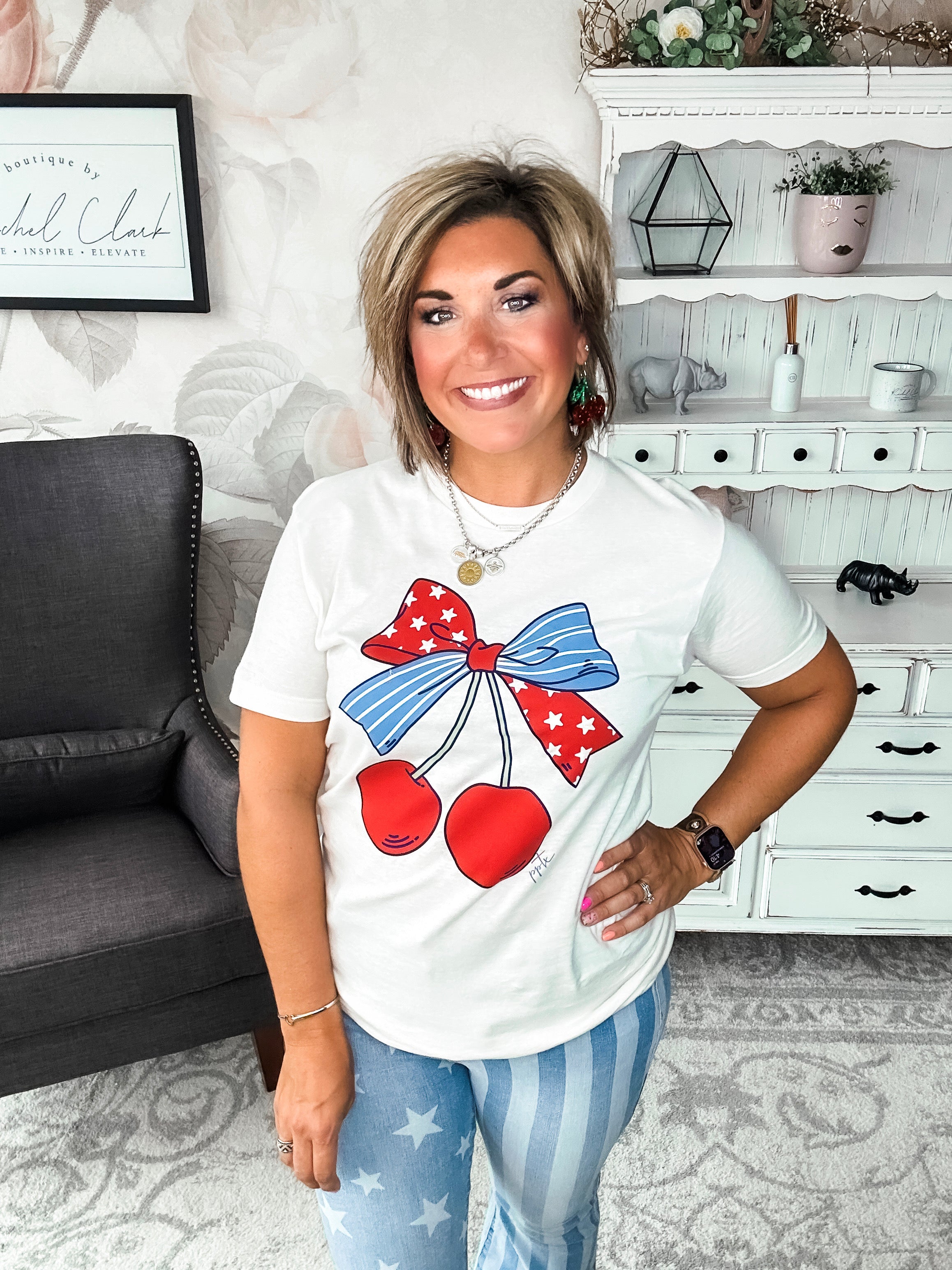 Cherry 'Merica Graphic Tee
