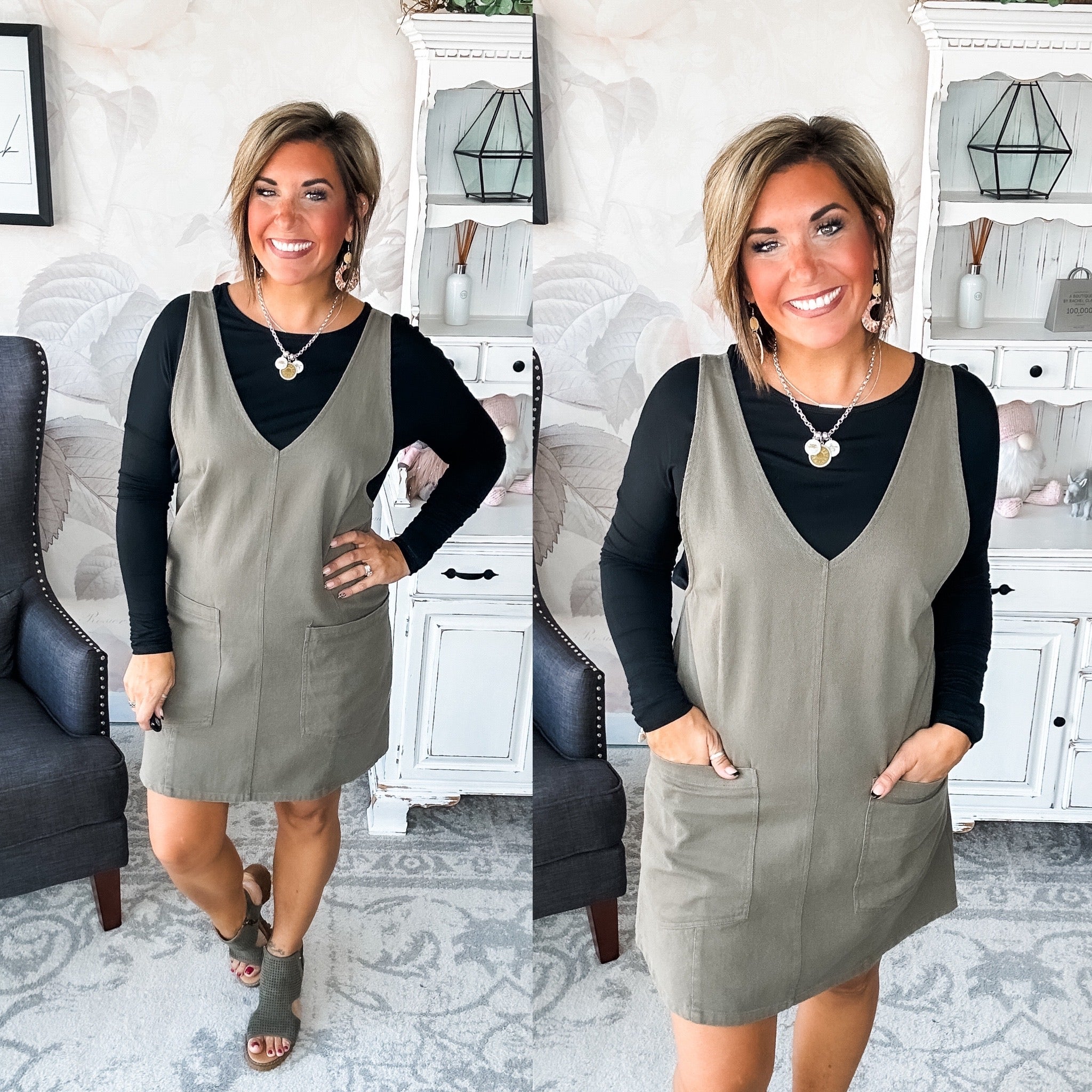 Hold My Head Up High Mini Dress