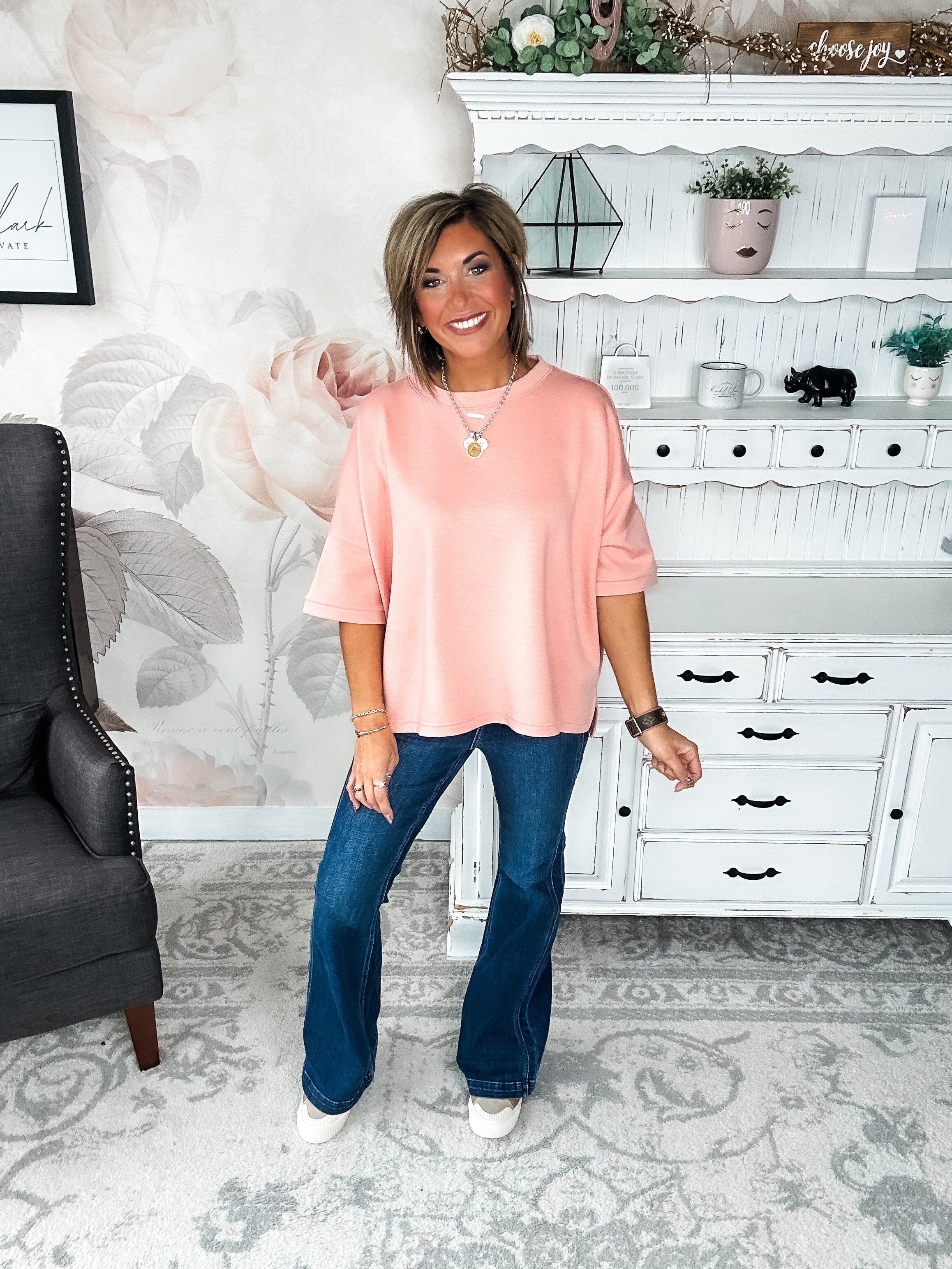 BLACK FRIDAY EXCLUSIVE - Nightfall Nomad Pullover - Tan Rose