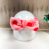 Pink Spa Headband with Bow