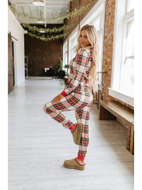 Mrs. Claus Plaid Christmas Pajamas