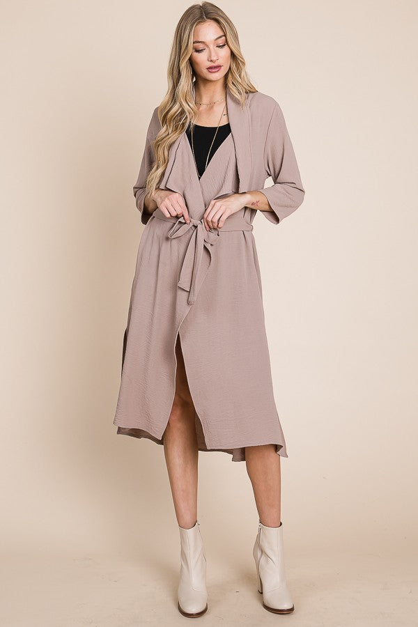 Feelings of Hope Draped Front Duster