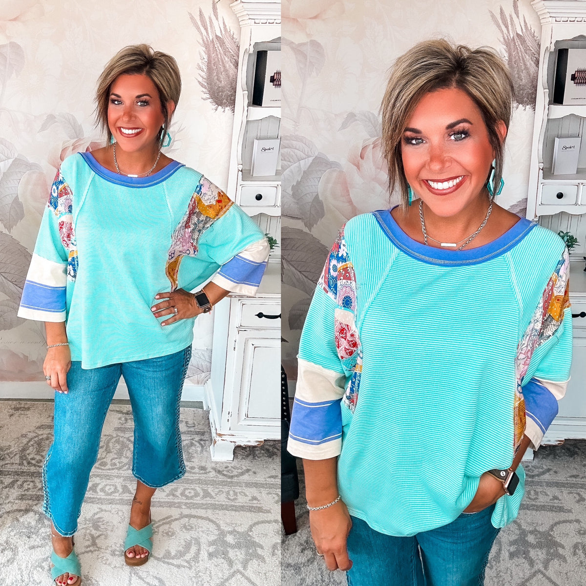 All I See Is You Tunic Top - Mint